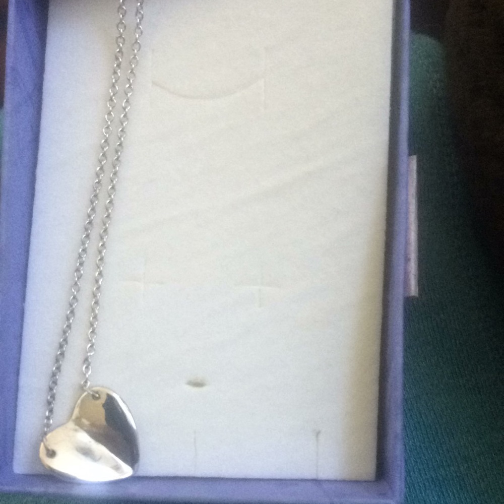STERLING heart necklace